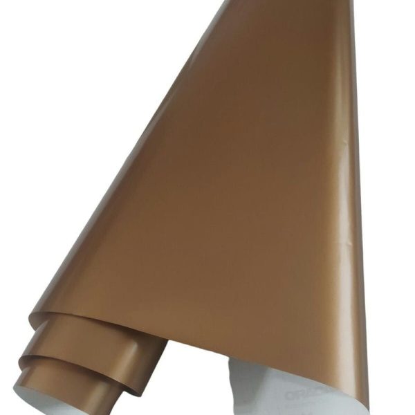 Bakır Renk Dayanıklı Araç Motor Mobilya Beyaz Eşya Kaplama Folyosu (126Cm X 50 Cm)