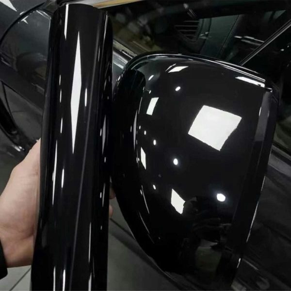 Piano Black Siyah Hava Kanallı Parlak Koruma Jelatinli Folyo 50Cm X 1 Metre